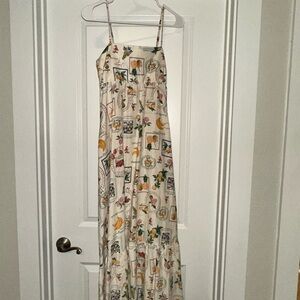 Floral Print Maxi Dress